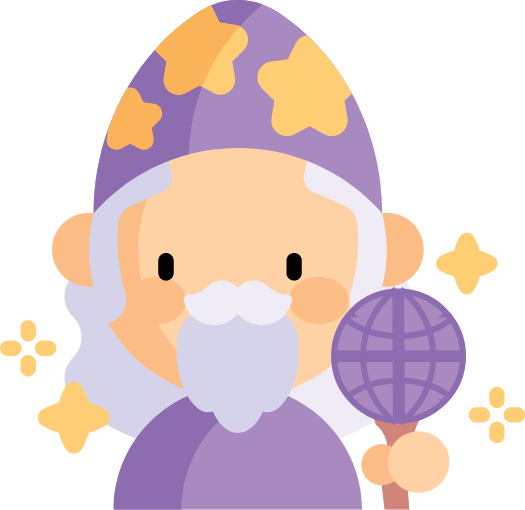 Wizard with an Internet Staff